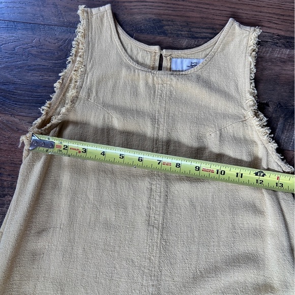 Thread & Supply Sleeveless Yellow Dress Size Small - Picture 8 of 10